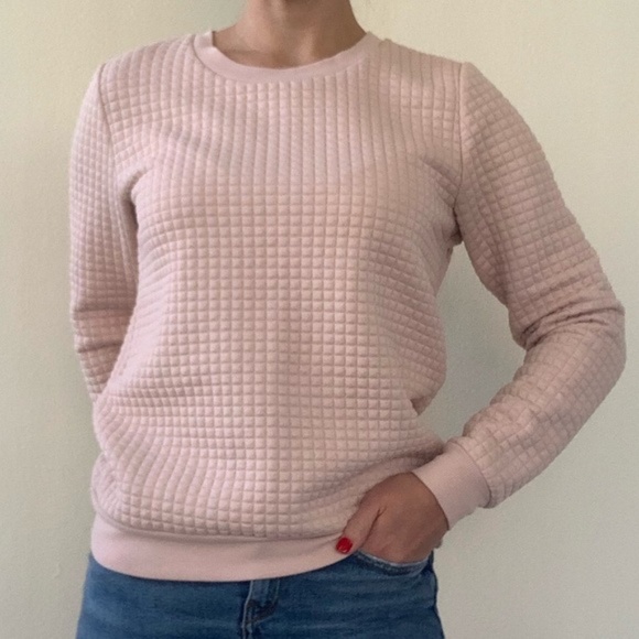 Forever 21 | Sweaters | 33 Forever 2 Pink Waffle Crew Neck Sweater |  Poshmark